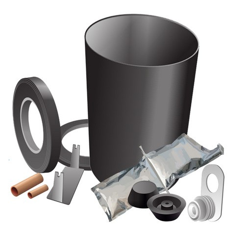 Комплект изоляции стыков в полиэтиленовой оболочке КЗС(т) 32х125х500 мм ГОСТ 30732-2020