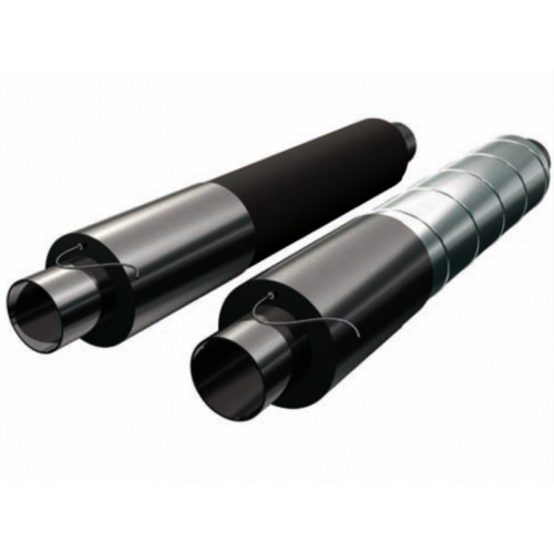 Концевой элемент трубопроводов ППУ ОЦ с закольцовкой проводников тип 2 Ст3сп 26,8х2,5х48,55х2200 мм ГОСТ 3262-75