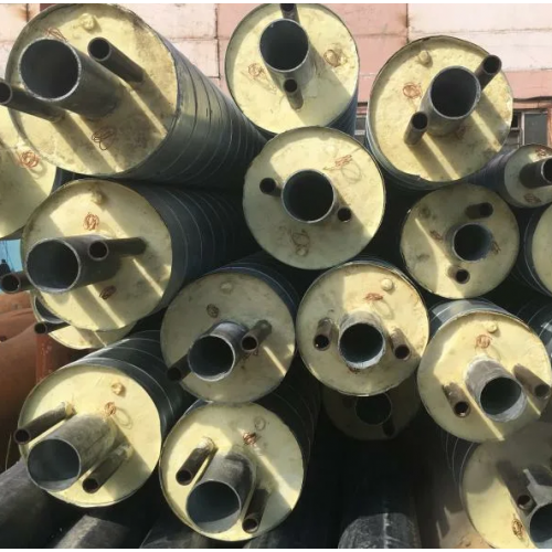 Труба в ППУ изоляции со спутником в полиэтиленовой оболочке тип 2 Ст20 Ду32 108х6 мм ГОСТ 8732-78